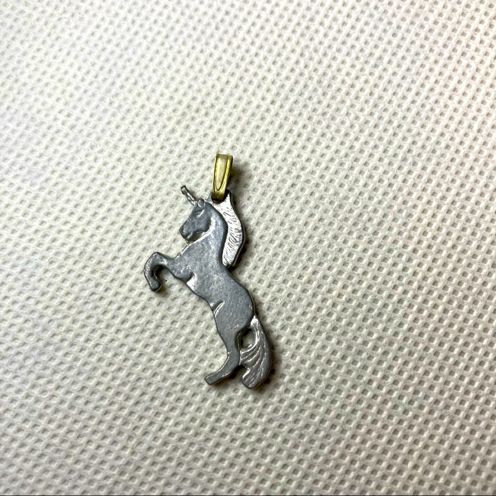 Silver Unicorn Pendant